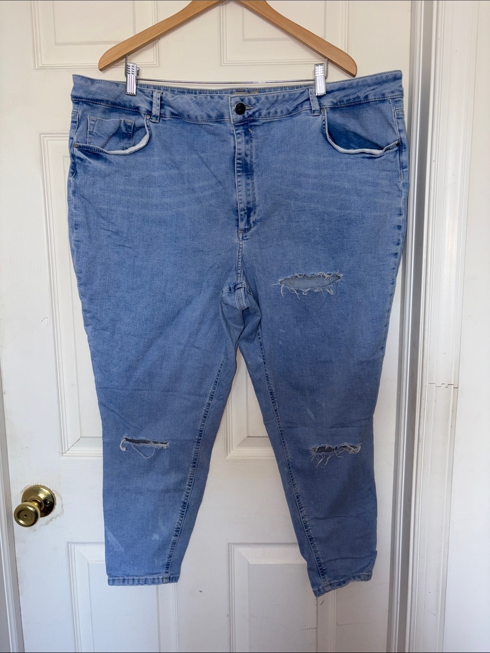 ASOS Distressed Jeans Blue Size 22